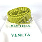 BOTTEGA VENETA 691232 トリアングル 三角 イントレチャート ズボン用ベルト ベルト ラバー ユニセックス キゥイ ライトグリーン系