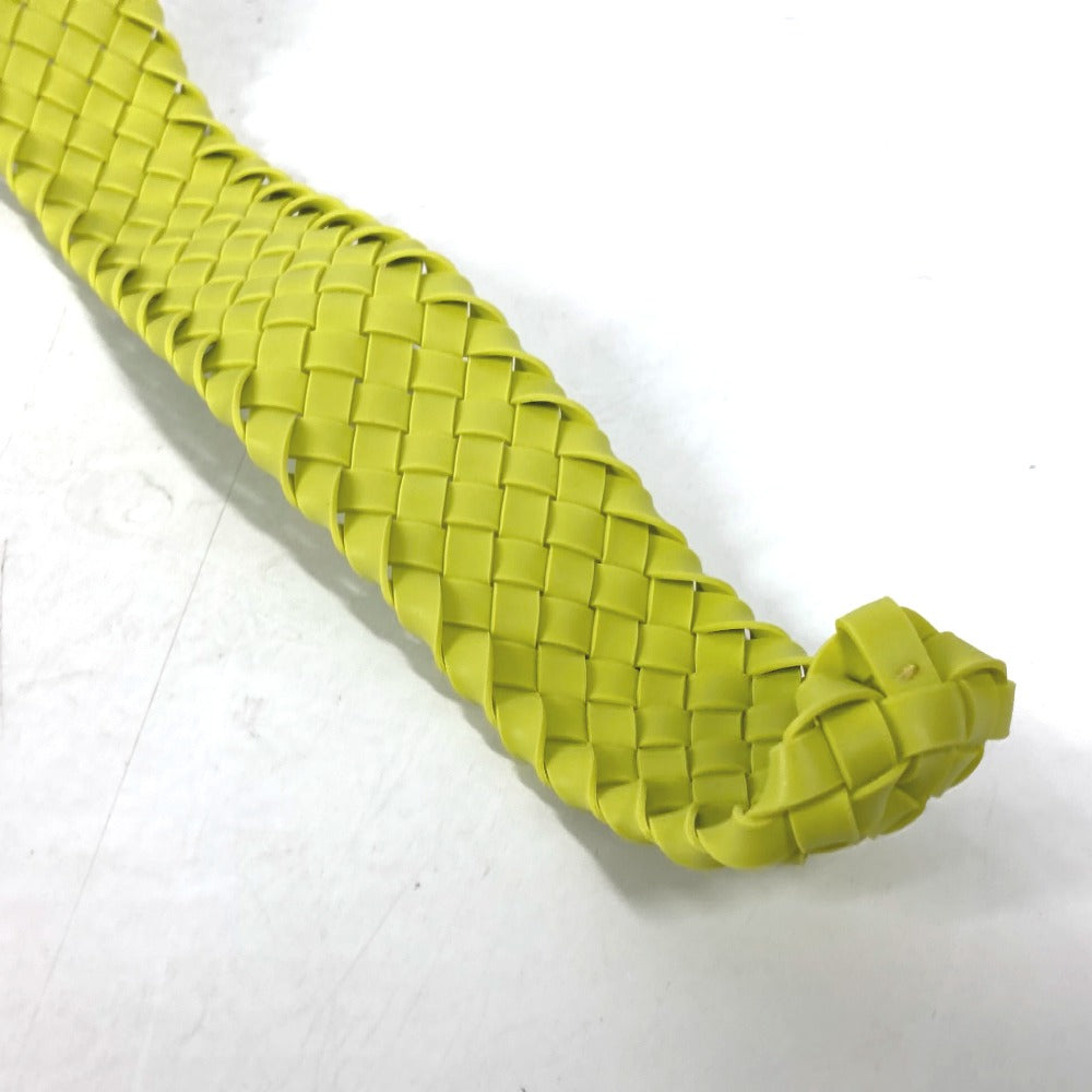 BOTTEGA VENETA 691232 トリアングル 三角 イントレチャート ズボン用ベルト ベルト ラバー ユニセックス キゥイ ライトグリーン系
