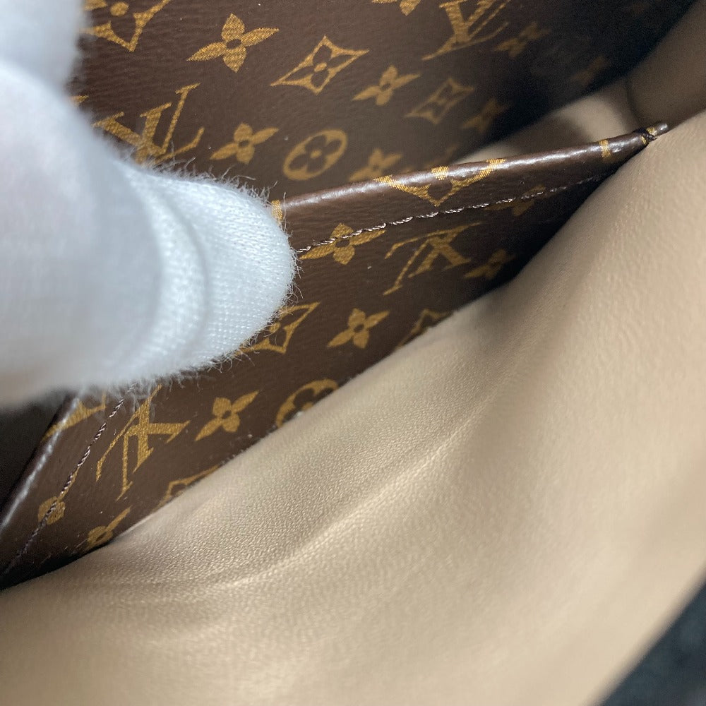 LOUIS VUITTON M43596 Monogram Reverse Trunk Clutch, 2-Way Bag, Crossbody Pochette, Clutch Bag, Shoulder Bag, Monogram Reverse Canvas, Women's, Beige