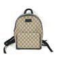 GUCCI 429020 GGスプリーム バックパック カバン ロゴ リュックサック GGスプリームキャンバス ユニセックス ベージュ