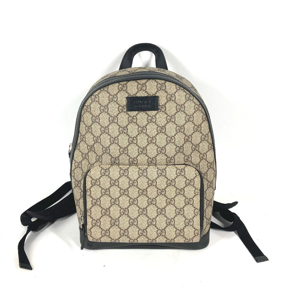 GUCCI 429020 GGスプリーム バックパック カバン ロゴ リュックサック GGスプリームキャンバス ユニセックス ベージュ
