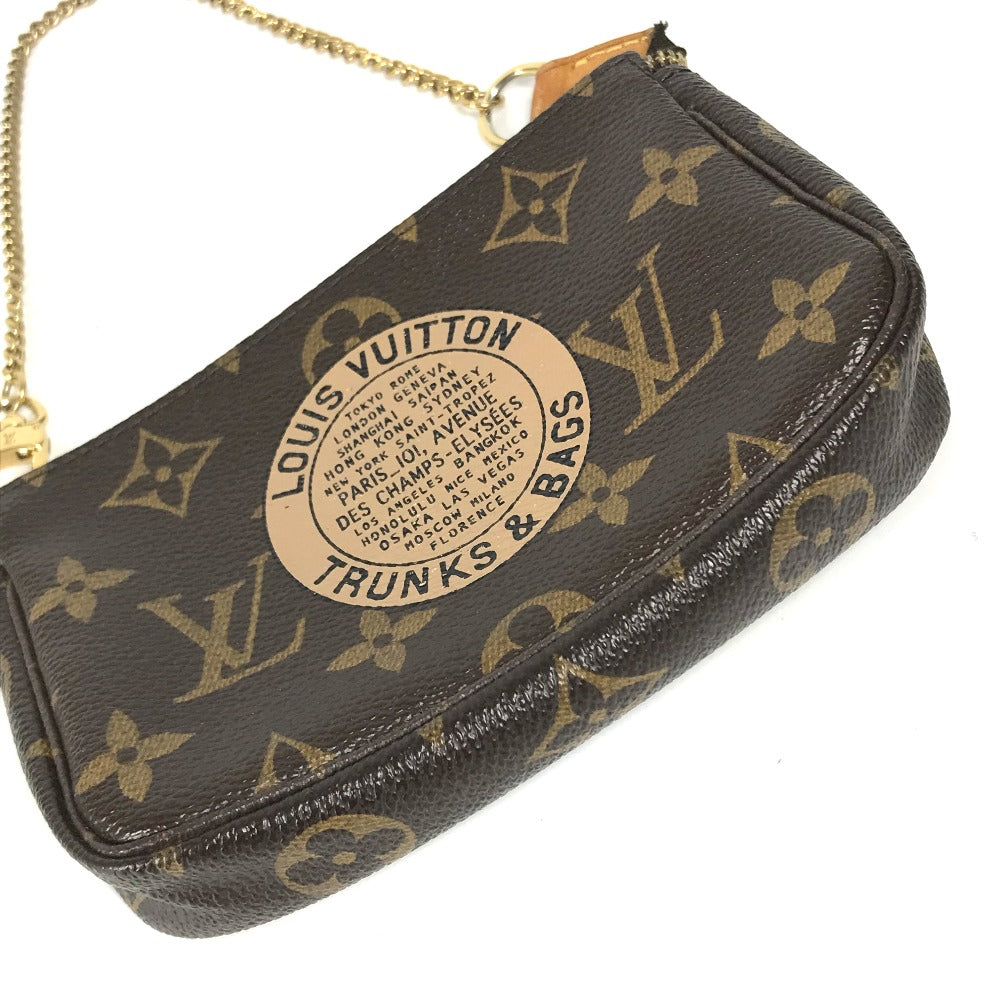 LOUIS VUITTON M60153 モノグラム ミニ・ポシェット アクセソワール T&B チェーンバッグ カバン ハンドバッグ モノグラムキャンバス レディース ブラウン