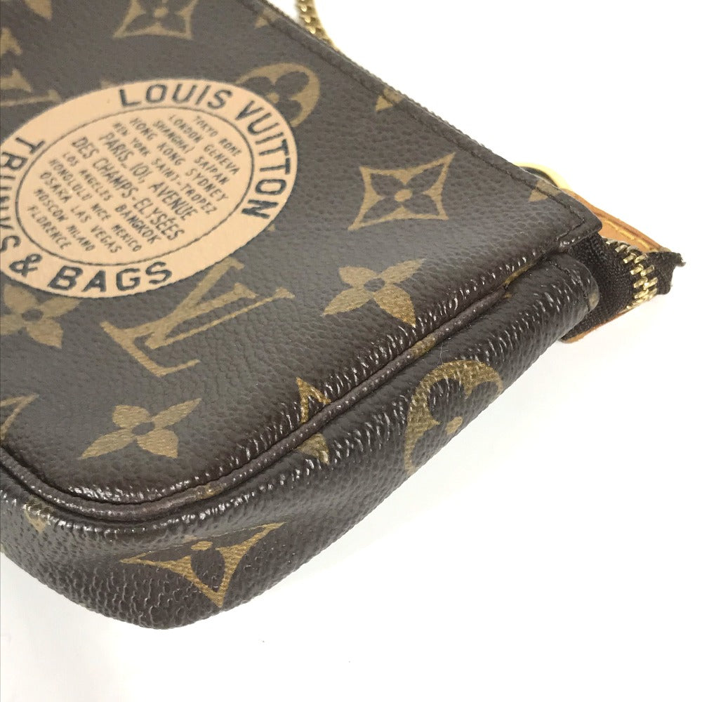 LOUIS VUITTON M60153 モノグラム ミニ・ポシェット アクセソワール T&B チェーンバッグ カバン ハンドバッグ モノグラムキャンバス レディース ブラウン