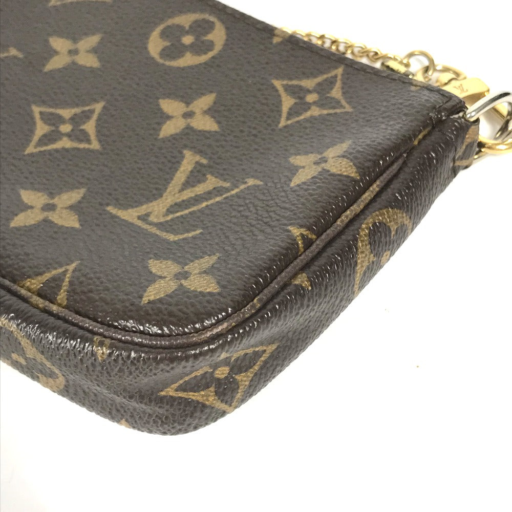 LOUIS VUITTON M60153 モノグラム ミニ・ポシェット アクセソワール T&B チェーンバッグ カバン ハンドバッグ モノグラムキャンバス レディース ブラウン