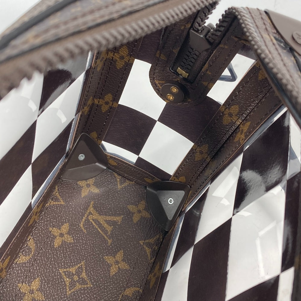 LOUIS VUITTON M20871 モノグラム・チェス スリム・ソフトトランク カバン ポシェット クラッチバッグ 2WAYバッグ ショルダーバッグ キャンバス ユニセックス ブラウン