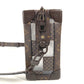 LOUIS VUITTON M20871 モノグラム・チェス スリム・ソフトトランク カバン ポシェット クラッチバッグ 2WAYバッグ ショルダーバッグ キャンバス ユニセックス ブラウン