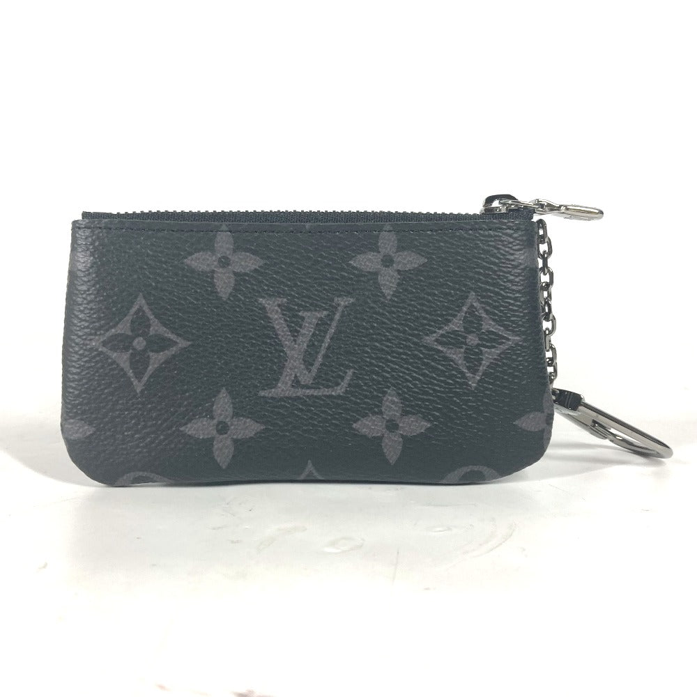 LOUIS VUITTON M80905 モノグラムエクリプス ポシェット クレ 小銭入れ 財布 コインケース モノグラムエクリプスキャンバス メンズ ブラック