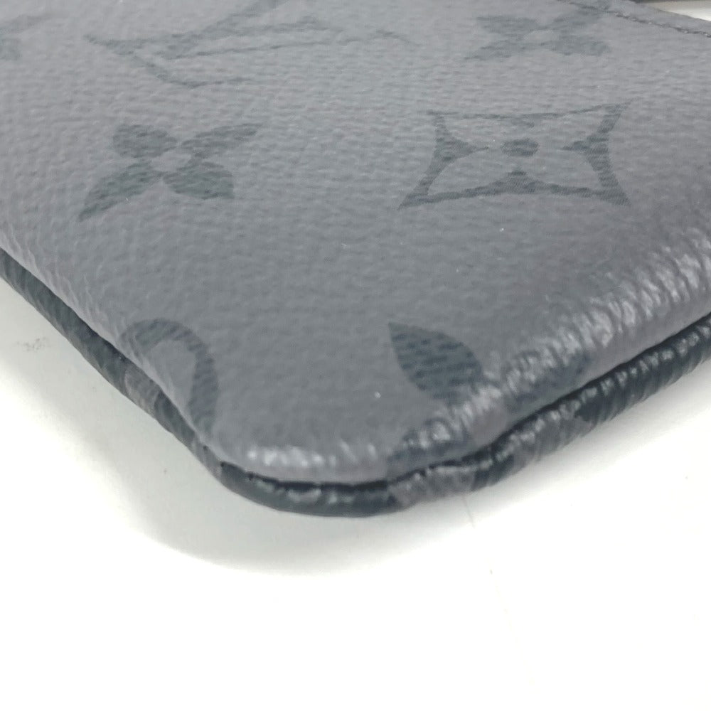 LOUIS VUITTON M80905 モノグラムエクリプス ポシェット クレ 小銭入れ 財布 コインケース モノグラムエクリプスキャンバス メンズ ブラック