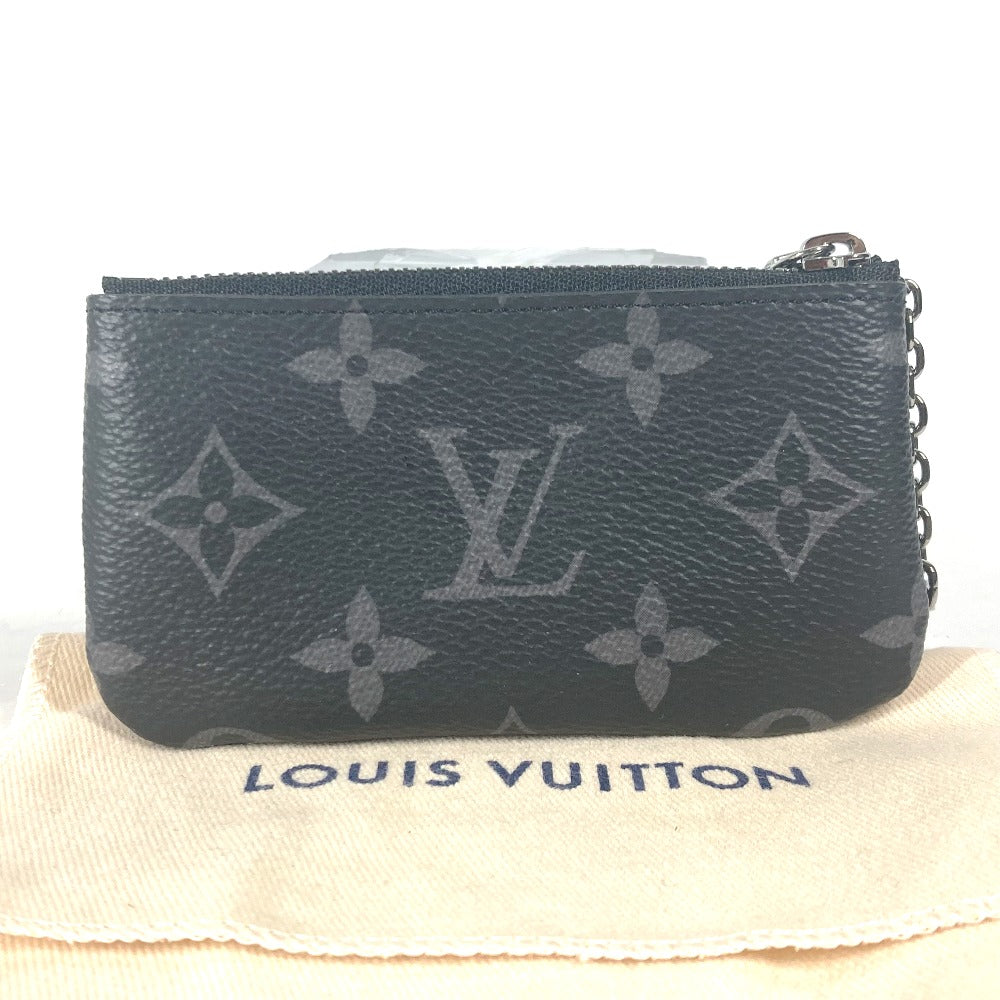 LOUIS VUITTON M80905 モノグラムエクリプス ポシェット クレ 小銭入れ 財布 コインケース モノグラムエクリプスキャンバス メンズ ブラック