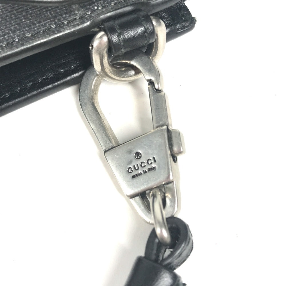 GUCCI 547084 GGスプリーム BESTIARY ベスティアリー カバン ポーチ ストラップ付 クラッチバッグ GGスプリームキャンバス ユニセックス ブラック