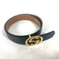 GUCCI 036・519・2964 ヴィンテージ GG ロゴ バックル アクセサリー ズボン用ベルト ベルト レザー レディース ブラック