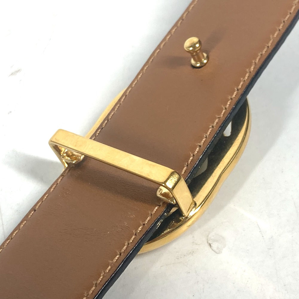 GUCCI 036・519・2964 ヴィンテージ GG ロゴ バックル アクセサリー ズボン用ベルト ベルト レザー レディース ブラック