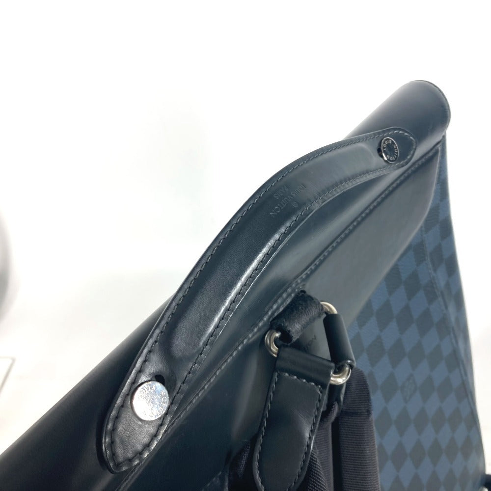 LOUIS VUITTON N41586 ダミエコバルト ニューポート カバン バックパック フラップ リュックサック ダミエコバルトキャンバス ユニセックス ネイビー