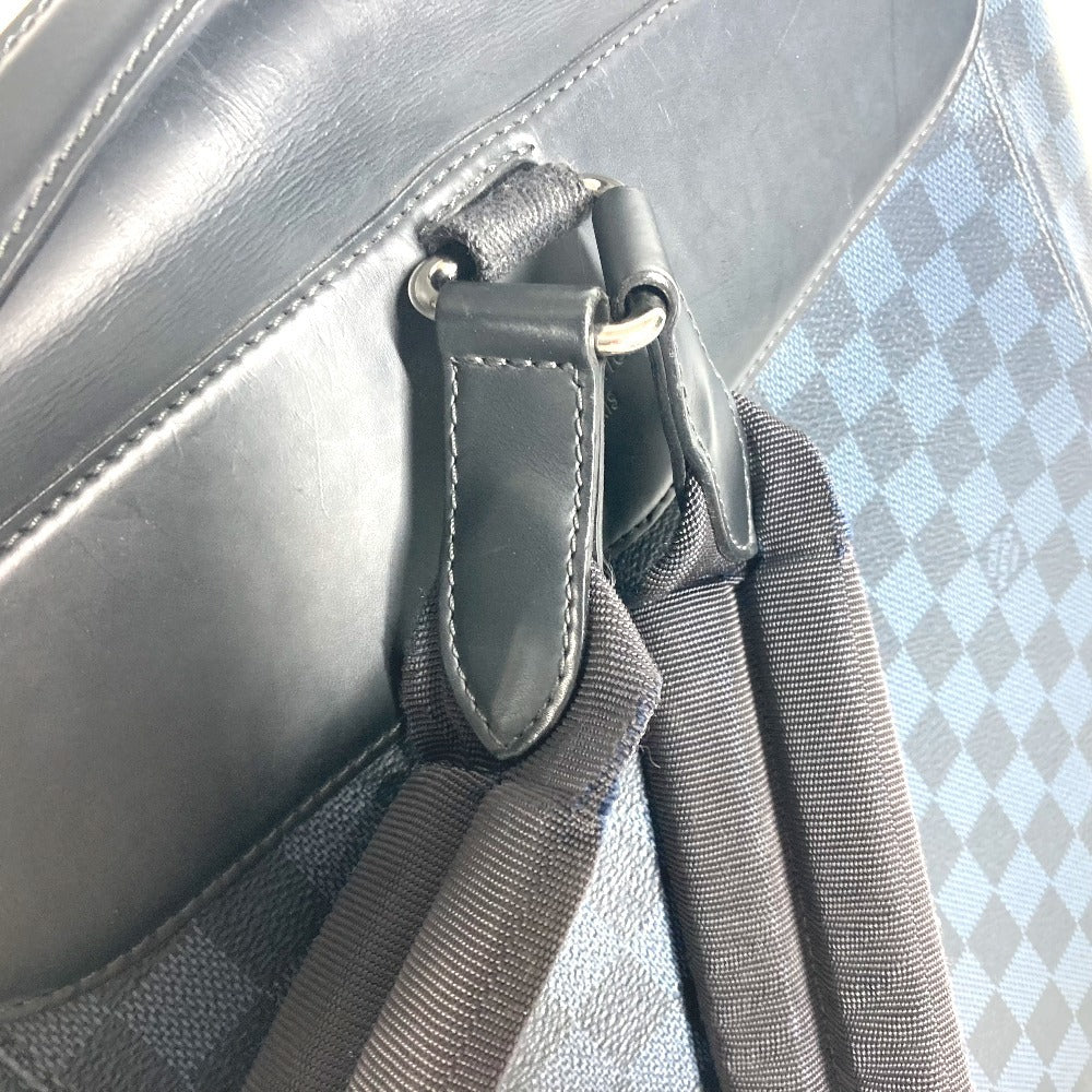 LOUIS VUITTON N41586 ダミエコバルト ニューポート カバン バックパック フラップ リュックサック ダミエコバルトキャンバス ユニセックス ネイビー