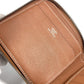 HERMES ラウンドファスナー ジップアンゴーホース コンパクトウォレット 札入れ 2つ折り財布 レザー ユニセックス ブラウン