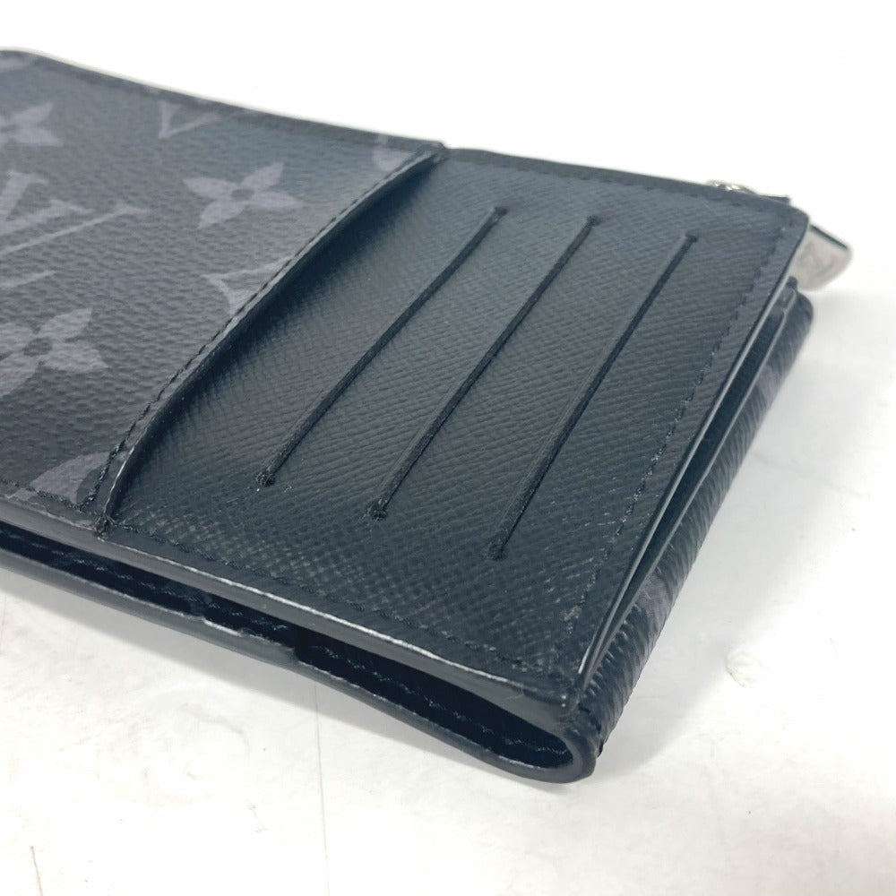 LOUIS VUITTON M81568 モノグラムエクリプス ハイブリッドウォレット コンパクトウォレット 2つ折り財布 モノグラムエクリプスキャンバス ユニセックス ブラック