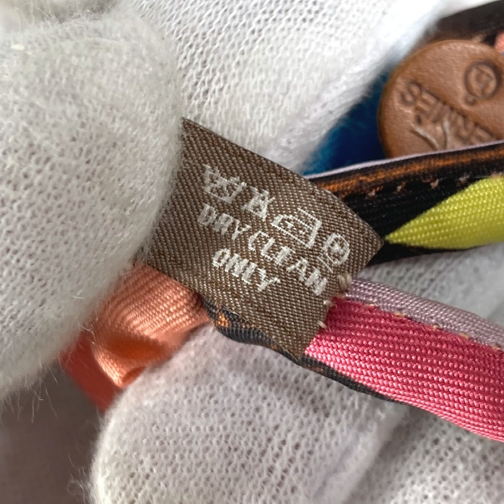HERMES チョーカー Petit h プティアッシュ アクセサリー ネックレス シルク レディース マルチカラー