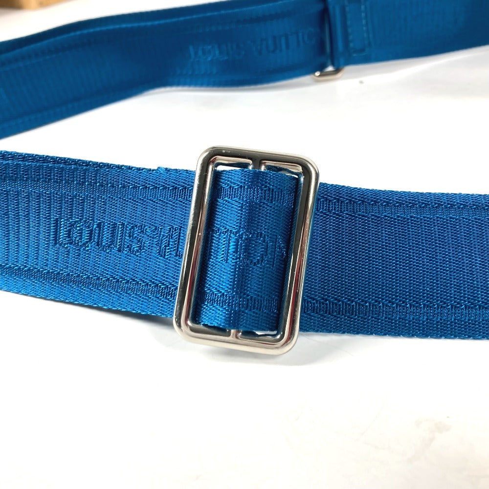 LOUIS VUITTON M32823 タイガ ロマンPM フラップ 斜め掛け メッセンジャーバッグ カバン ショルダーバッグ タイガレザー ユニセックス ブルー