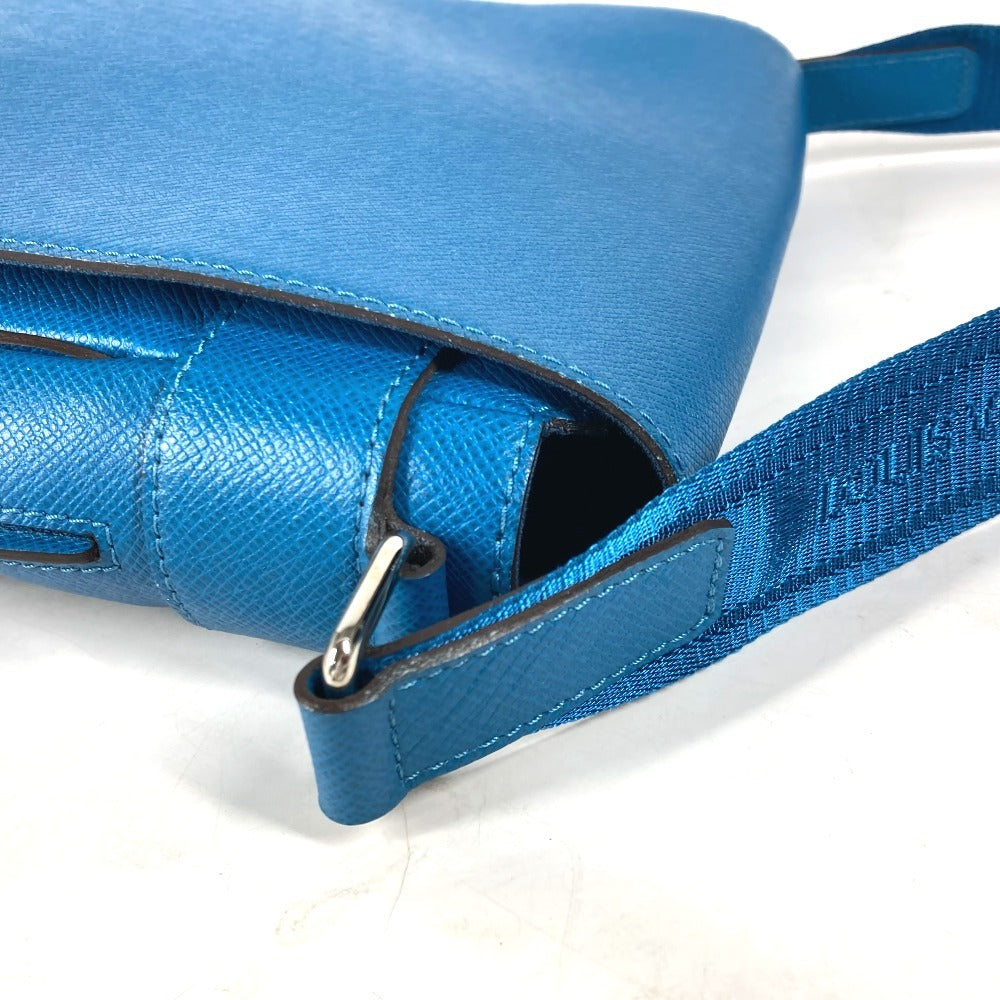 LOUIS VUITTON M32823 タイガ ロマンPM フラップ 斜め掛け メッセンジャーバッグ カバン ショルダーバッグ タイガレザー ユニセックス ブルー