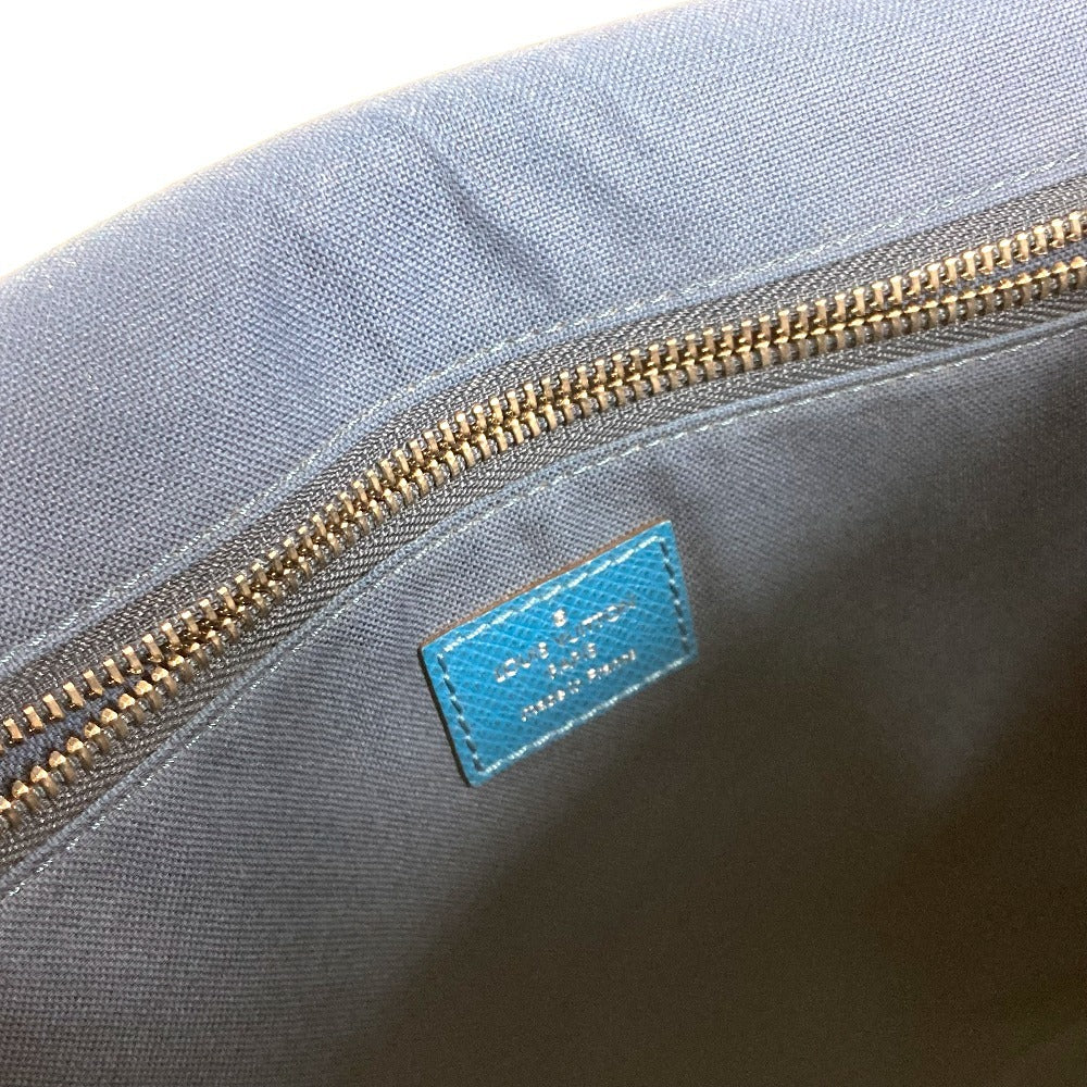 LOUIS VUITTON M32823 タイガ ロマンPM フラップ 斜め掛け メッセンジャーバッグ カバン ショルダーバッグ タイガレザー ユニセックス ブルー