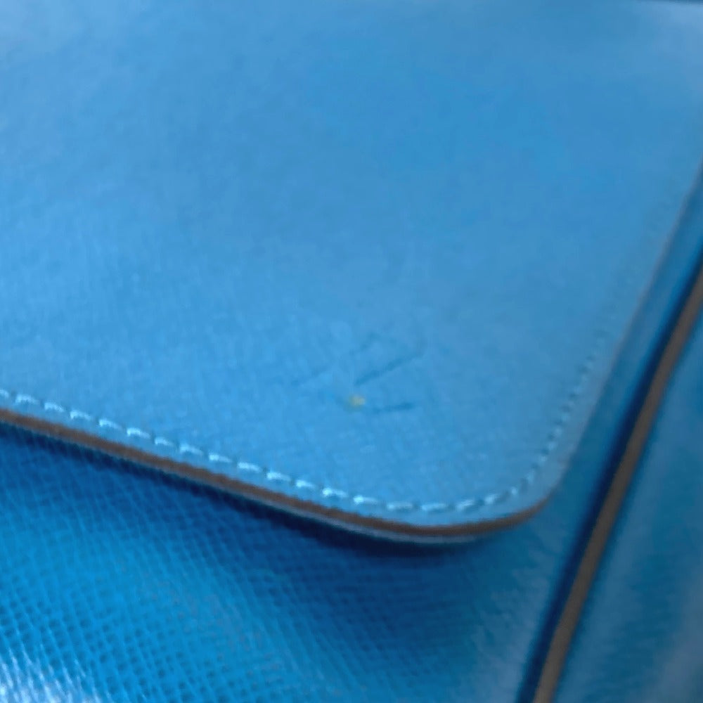 LOUIS VUITTON M32823 タイガ ロマンPM フラップ 斜め掛け メッセンジャーバッグ カバン ショルダーバッグ タイガレザー ユニセックス ブルー
