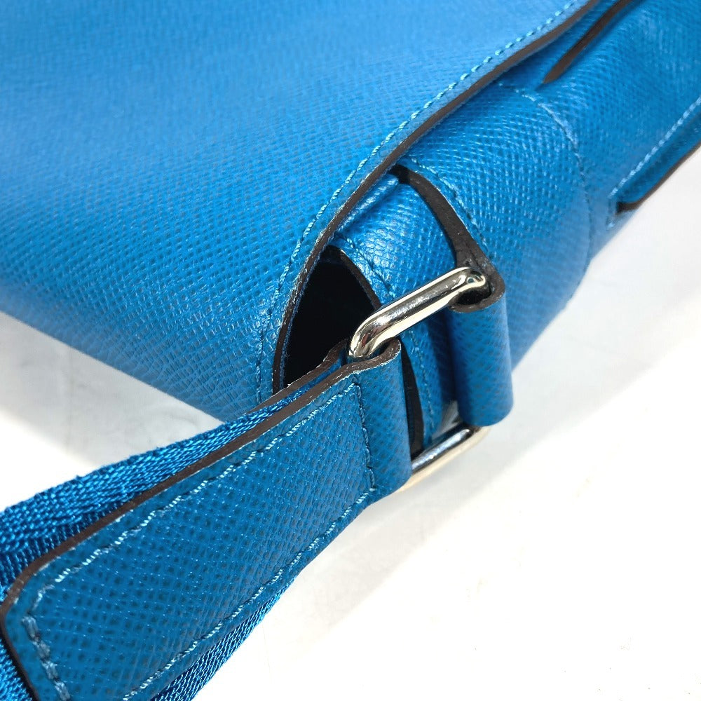 LOUIS VUITTON M32823 タイガ ロマンPM フラップ 斜め掛け メッセンジャーバッグ カバン ショルダーバッグ タイガレザー ユニセックス ブルー