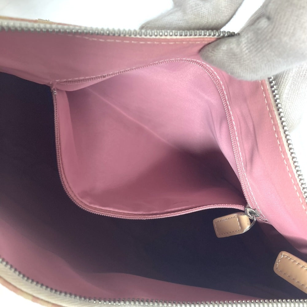 Dior トロッター NO2 ロゴ カバン 斜め掛け ショルダーバッグ PVC/レザー レディース ピンク