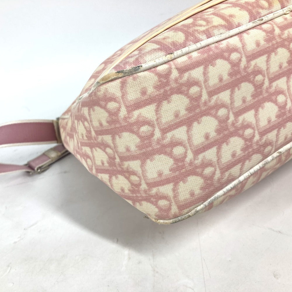 Dior トロッター NO2 ロゴ カバン 斜め掛け ショルダーバッグ PVC/レザー レディース ピンク