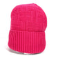 HERMES Serie H Logo Fragrance Beanie Hat Knit Cap Wool Women's Pink