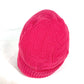HERMES Serie H Logo Fragrance Beanie Hat Knit Cap Wool Women's Pink