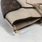 LOUIS VUITTON M58485 モノグラム オンマイサイド MM 肩掛け ハンドバッグ ハンドバッグ ショルダーバッグ カーフレザー レディース グレージュ ベージュ系