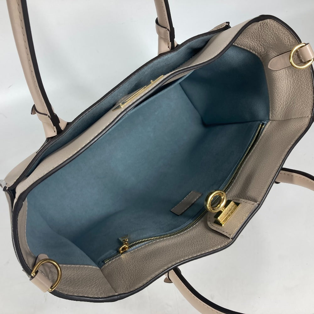 LOUIS VUITTON M58485 モノグラム オンマイサイド MM 肩掛け ハンドバッグ ハンドバッグ ショルダーバッグ カーフレザー レディース グレージュ ベージュ系