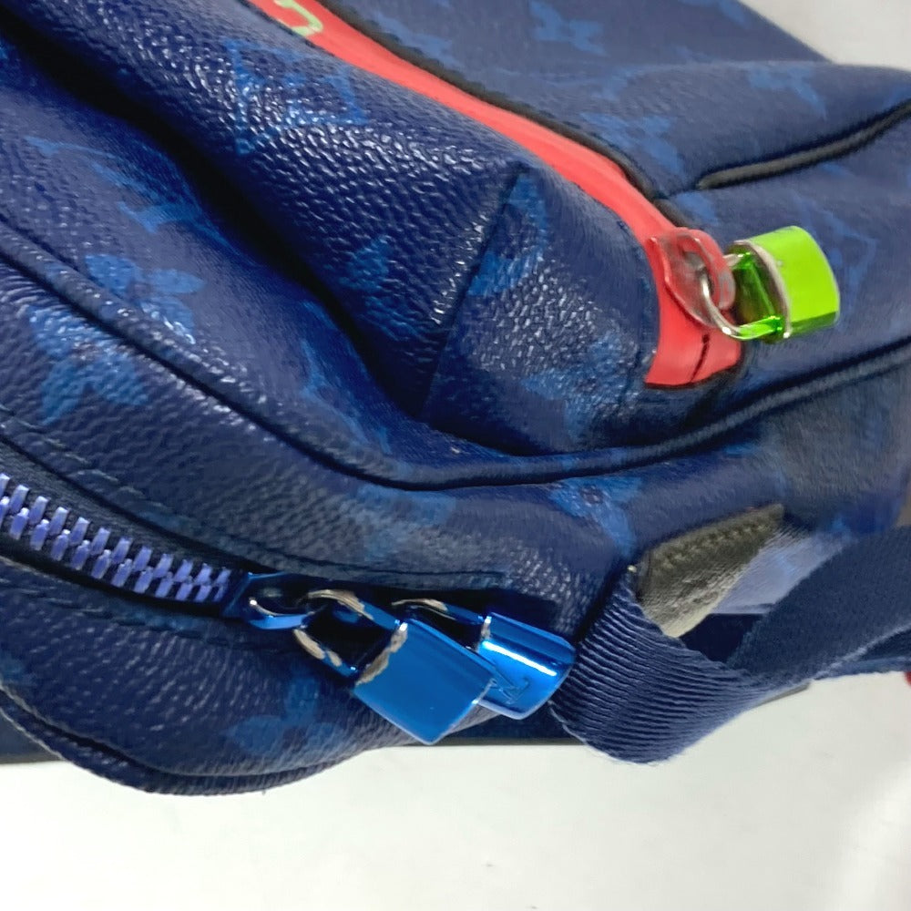 LOUIS VUITTON M43829 モノグラム・パシフィック メッセンジャーPM カバン 斜め掛け ショルダーバッグ モノグラムキャンバス ユニセックス ブルー