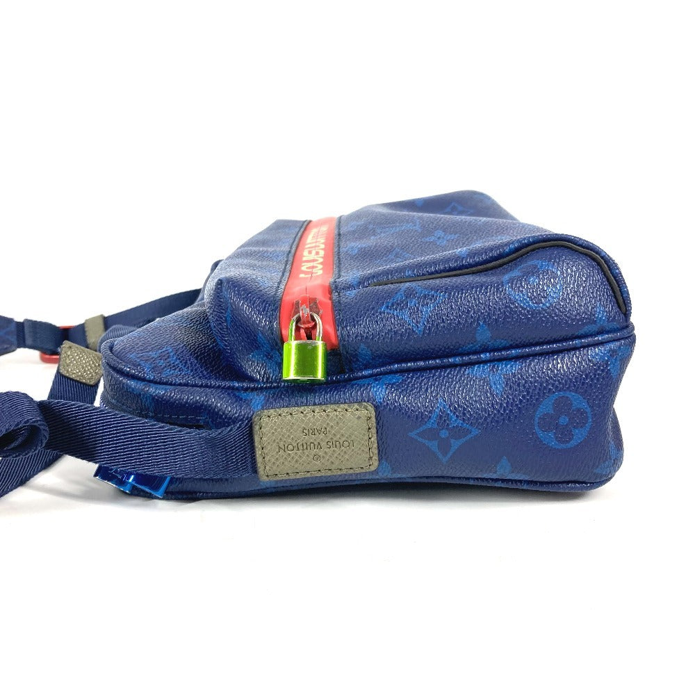 LOUIS VUITTON M43829 モノグラム・パシフィック メッセンジャーPM カバン 斜め掛け ショルダーバッグ モノグラムキャンバス ユニセックス ブルー