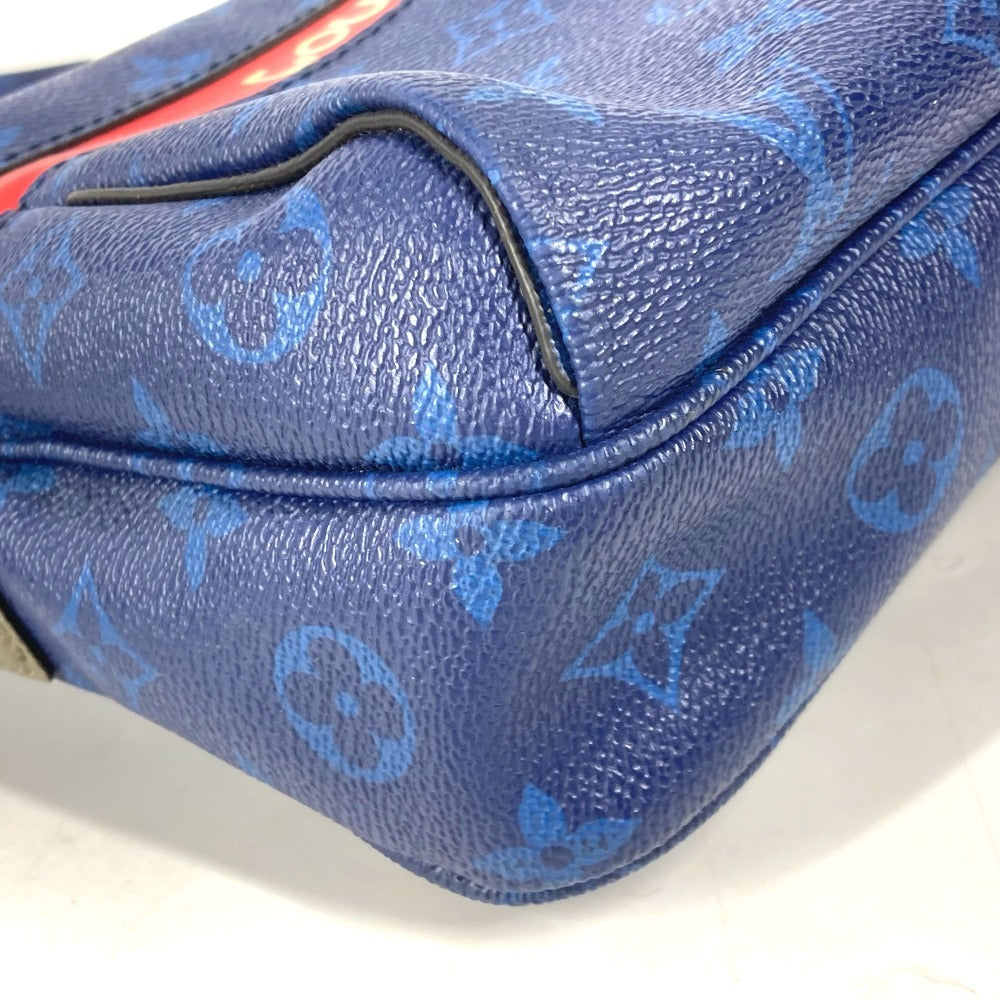 LOUIS VUITTON M43829 モノグラム・パシフィック メッセンジャーPM カバン 斜め掛け ショルダーバッグ モノグラムキャンバス ユニセックス ブルー