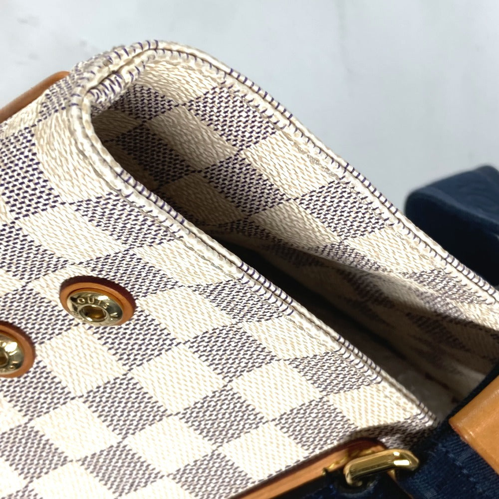 LOUIS VUITTON N41179 ダミエアズール プランソレイユカバPM カバン 肩掛け トートバッグ ショルダーバッグ ダミエアズールキャンバス ユニセックス ホワイト
