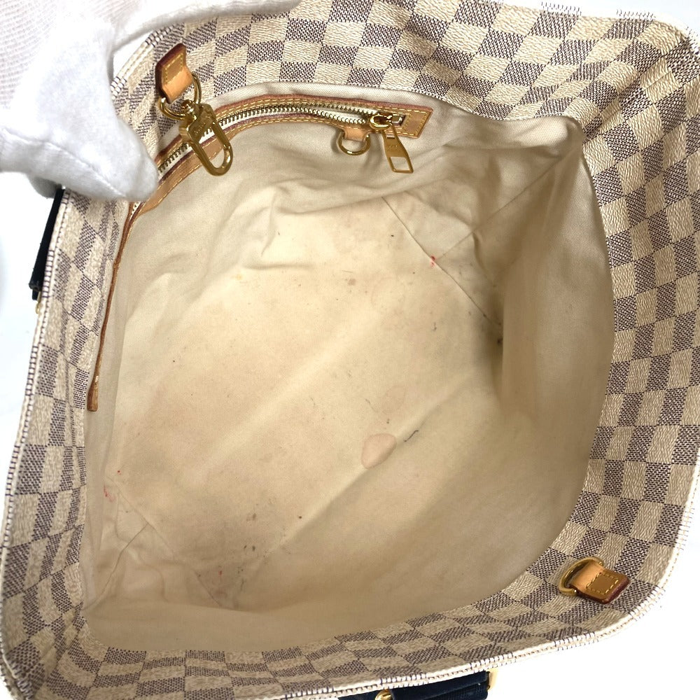 LOUIS VUITTON N41179 ダミエアズール プランソレイユカバPM カバン 肩掛け トートバッグ ショルダーバッグ ダミエアズールキャンバス ユニセックス ホワイト