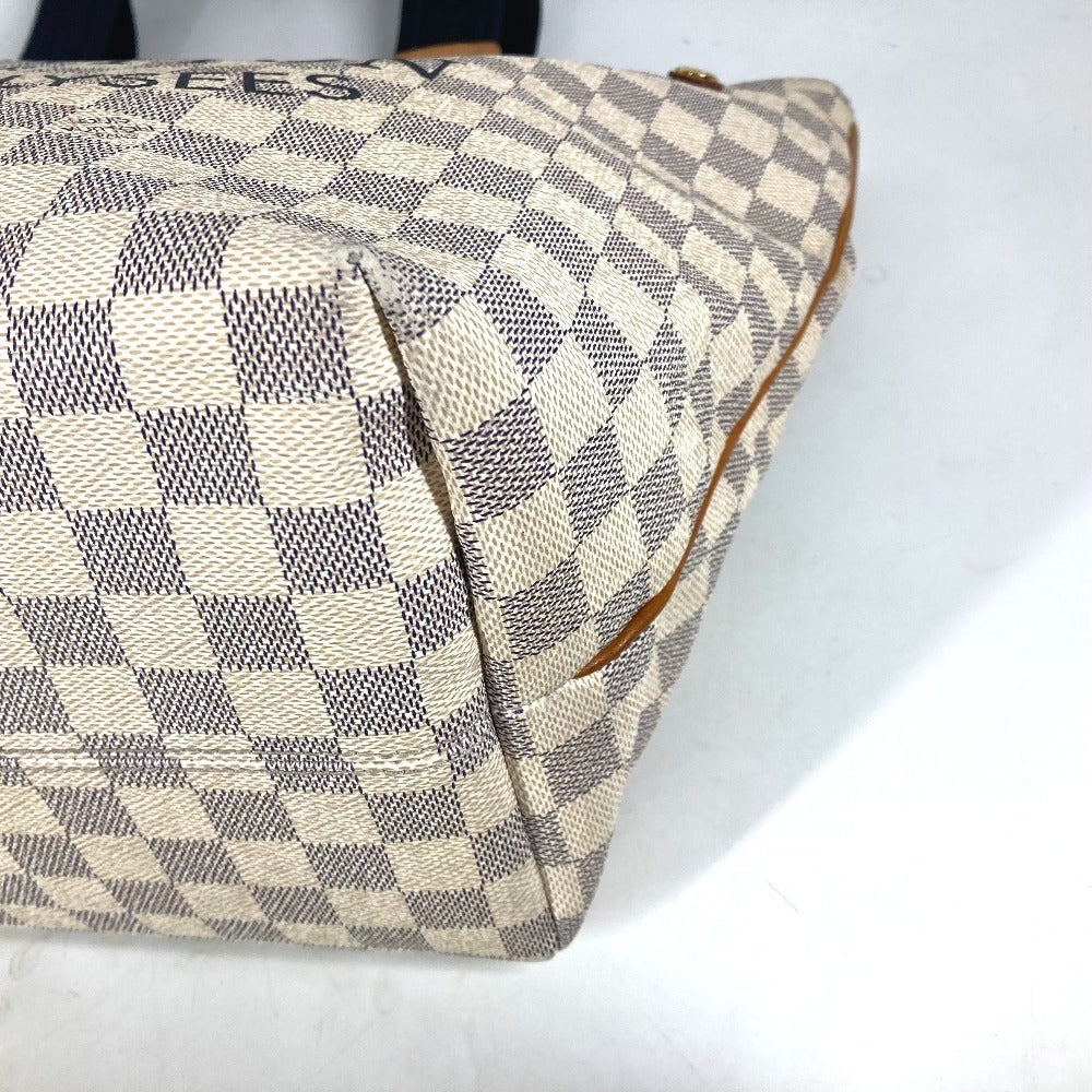 LOUIS VUITTON N41179 ダミエアズール プランソレイユカバPM カバン 肩掛け トートバッグ ショルダーバッグ ダミエアズールキャンバス ユニセックス ホワイト