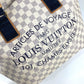 LOUIS VUITTON N41179 ダミエアズール プランソレイユカバPM カバン 肩掛け トートバッグ ショルダーバッグ ダミエアズールキャンバス ユニセックス ホワイト