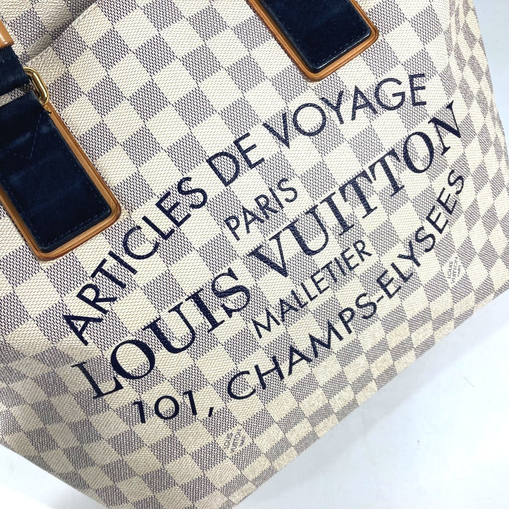 LOUIS VUITTON N41179 ダミエアズール プランソレイユカバPM カバン 肩掛け トートバッグ ショルダーバッグ ダミエアズールキャンバス ユニセックス ホワイト