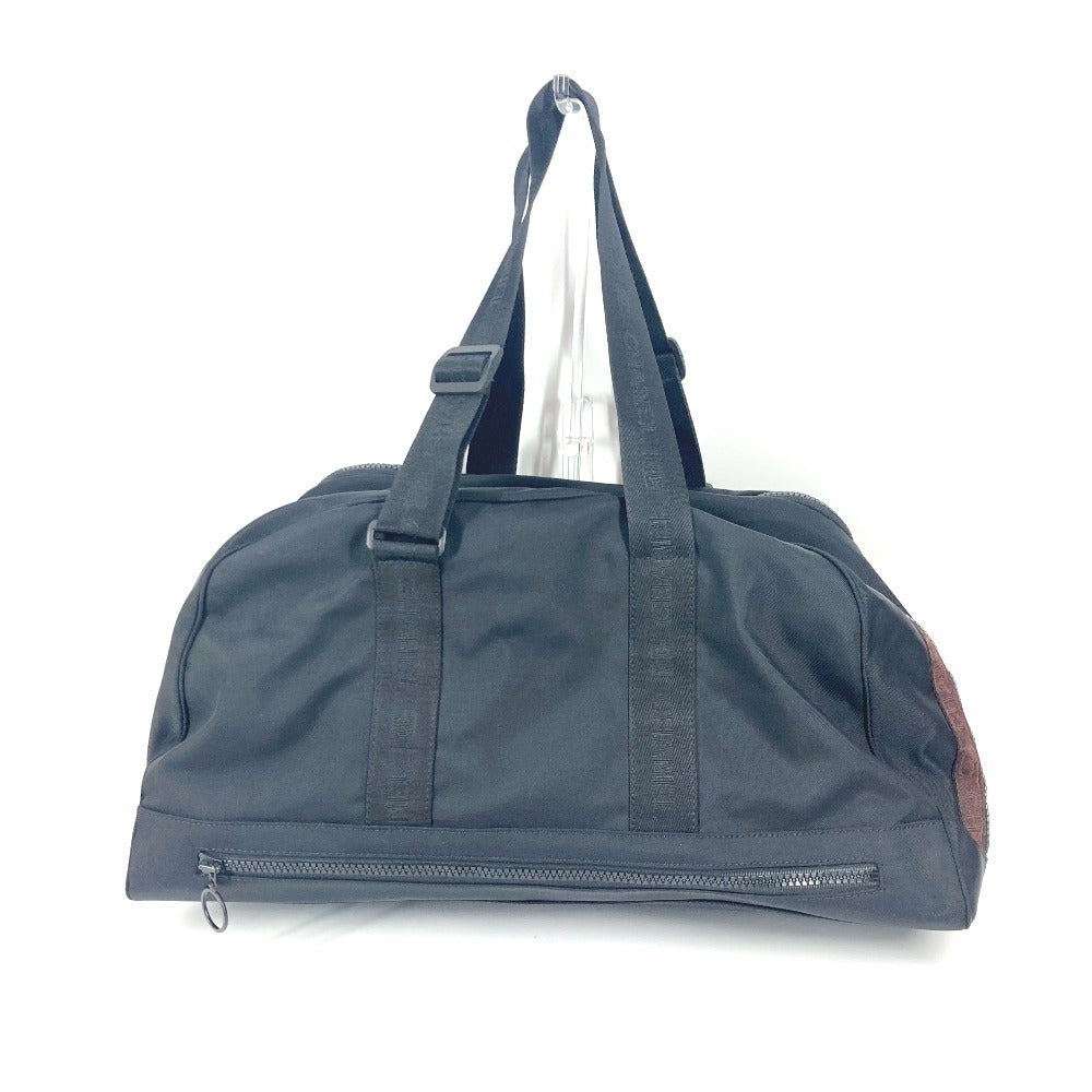 CHANEL A19977 スポーツ CC ココマーク カバン 旅行バッグ トラベルバッグ ショルダーバッグ 肩掛け ボストンバッグ ナイロン レディース ブラック