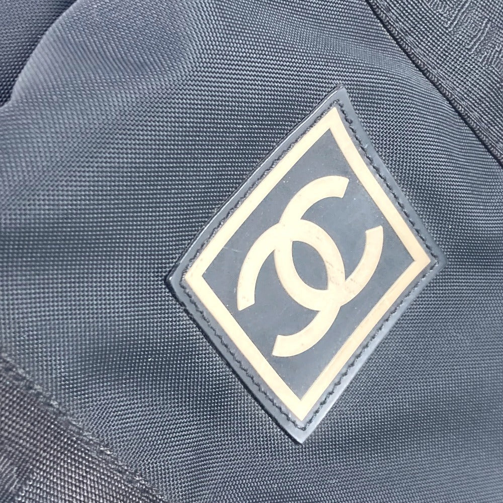 CHANEL A19977 スポーツ CC ココマーク カバン 旅行バッグ トラベルバッグ ショルダーバッグ 肩掛け ボストンバッグ ナイロン レディース ブラック