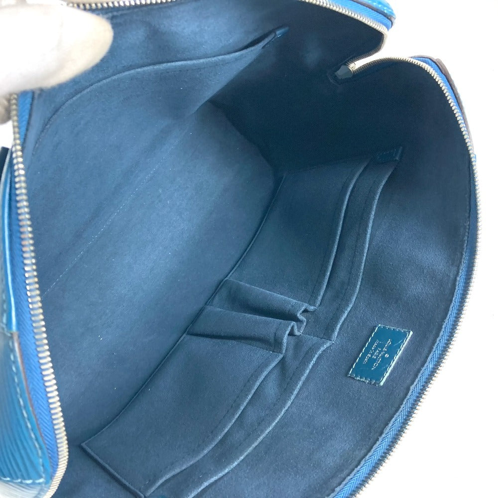 LOUIS VUITTON M50165 エピ ポルト ドキュマン ジュール PDJ 2WAYバッグ 書類バッグ ブリーフケース ハンドバッグ カバン ビジネスバッグ エピレザー メンズ ブルーセレスト ブルー