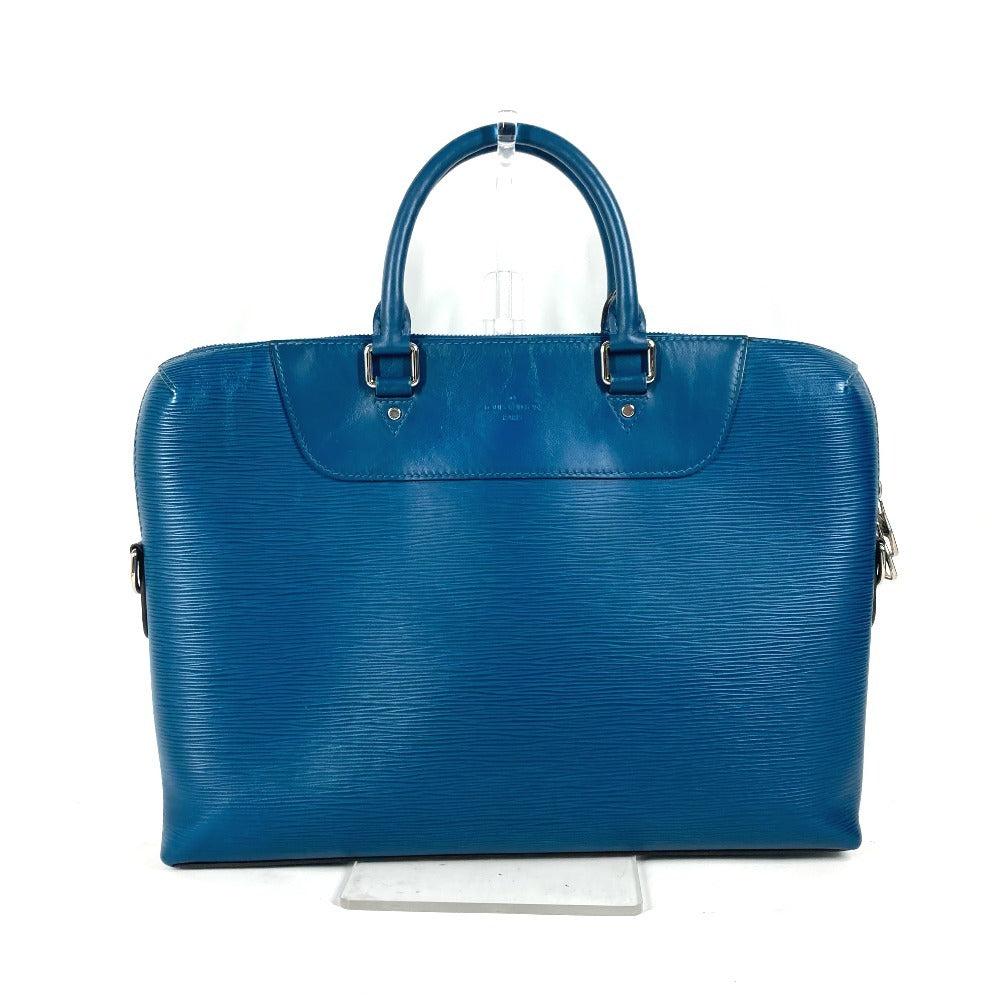 LOUIS VUITTON M50165 エピ ポルト ドキュマン ジュール PDJ 2WAYバッグ 書類バッグ ブリーフケース ハンドバッグ カバン ビジネスバッグ エピレザー メンズ ブルーセレスト ブルー