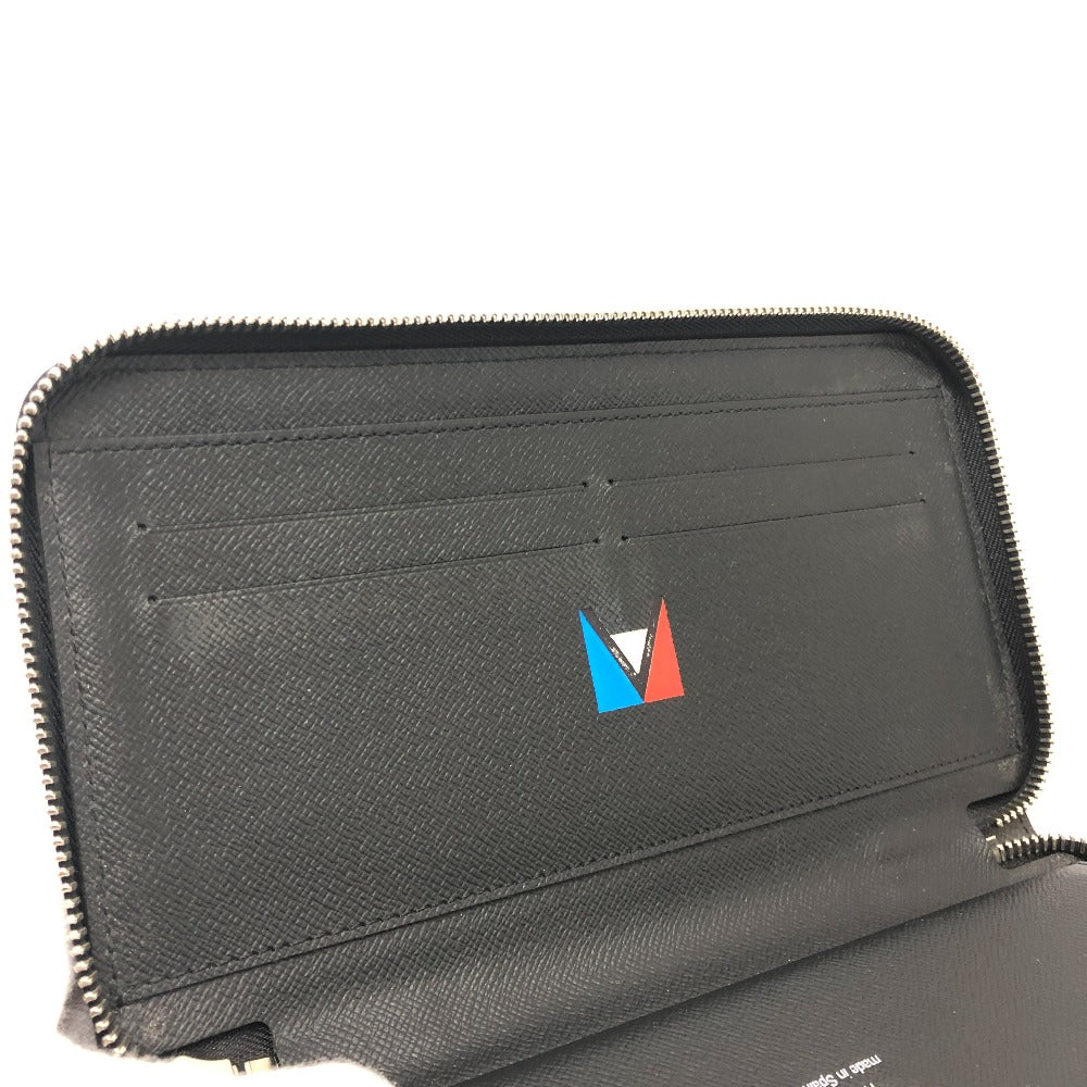 LOUIS VUITTON M62643 Epi Zippy Organizer NM Round Zipper Travel Case Wallet Long Wallet Epi Leather Men's Black