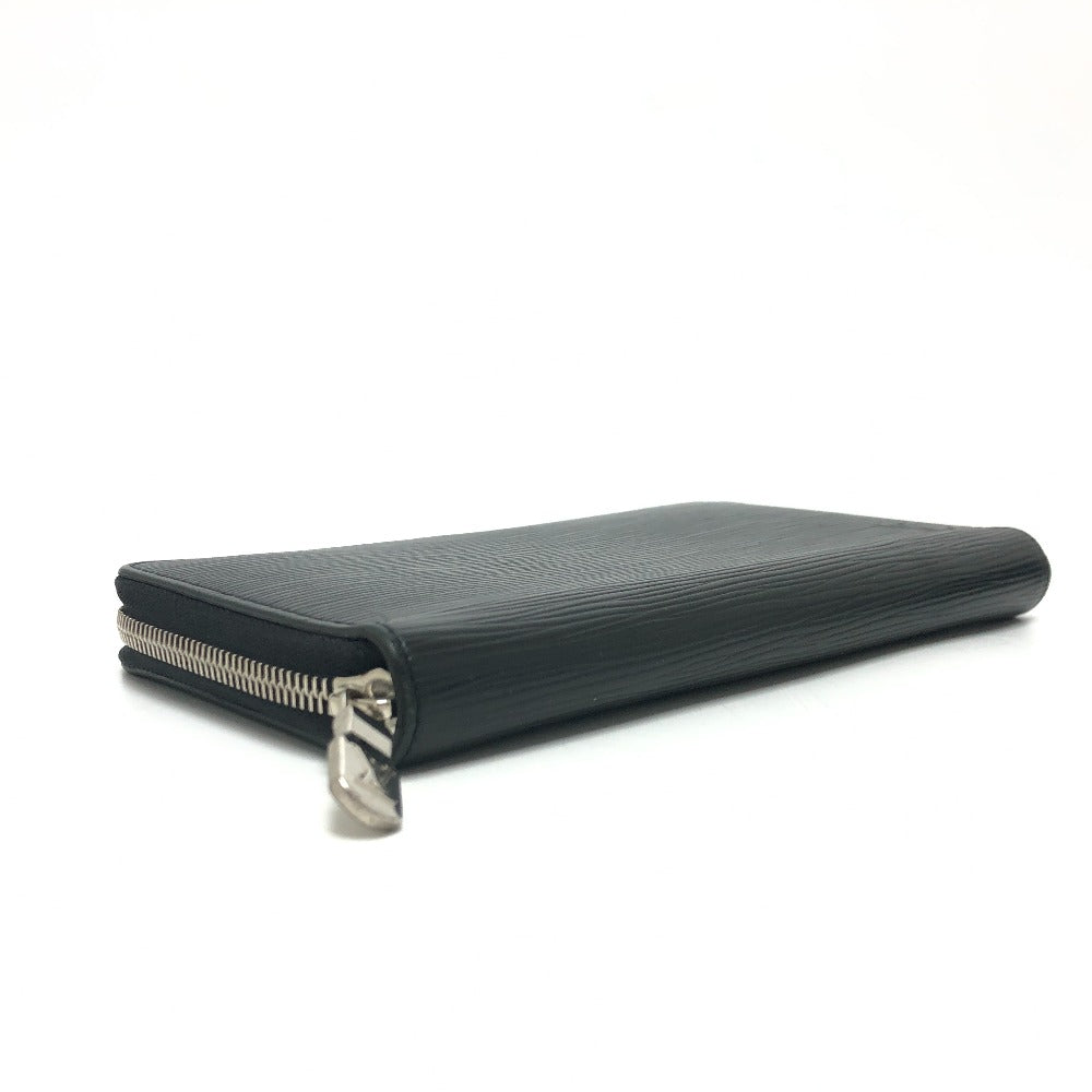 LOUIS VUITTON M62643 Epi Zippy Organizer NM Round Zipper Travel Case Wallet Long Wallet Epi Leather Men's Black