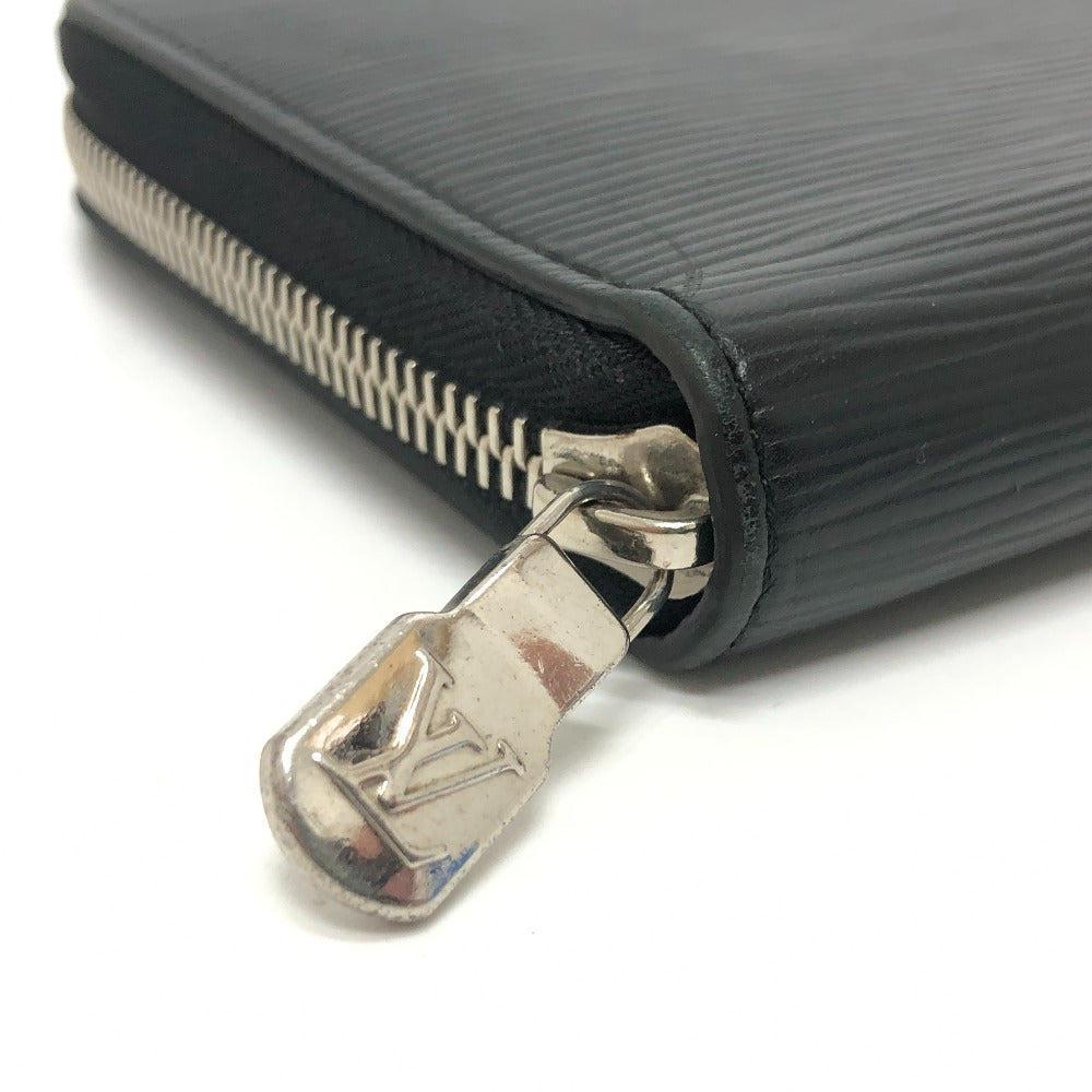 LOUIS VUITTON M62643 Epi Zippy Organizer NM Round Zipper Travel Case Wallet Long Wallet Epi Leather Men's Black