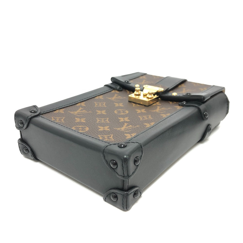 LOUIS VUITTON M63913 モノグラム ポシェットトランク ヴェルティカル カバン バッグ ショルダーバッグ 斜め掛け ショルダーバッグ モノグラムキャンバス ユニセックス ブラウン