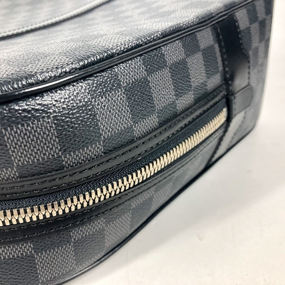 LOUIS VUITTON N51195 ダミエグラフィット ポルト ドキュマン ヴォワヤージュ 書類バッグ ブリーフケース カバン ハンドバッグ ビジネスバッグ ダミエグラフィットキャンバス メンズ ブラック
