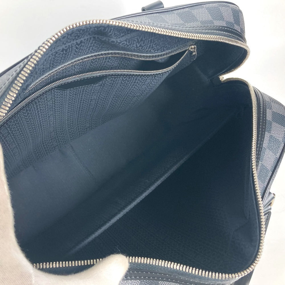 LOUIS VUITTON N51195 ダミエグラフィット ポルト ドキュマン ヴォワヤージュ 書類バッグ ブリーフケース カバン ハンドバッグ ビジネスバッグ ダミエグラフィットキャンバス メンズ ブラック